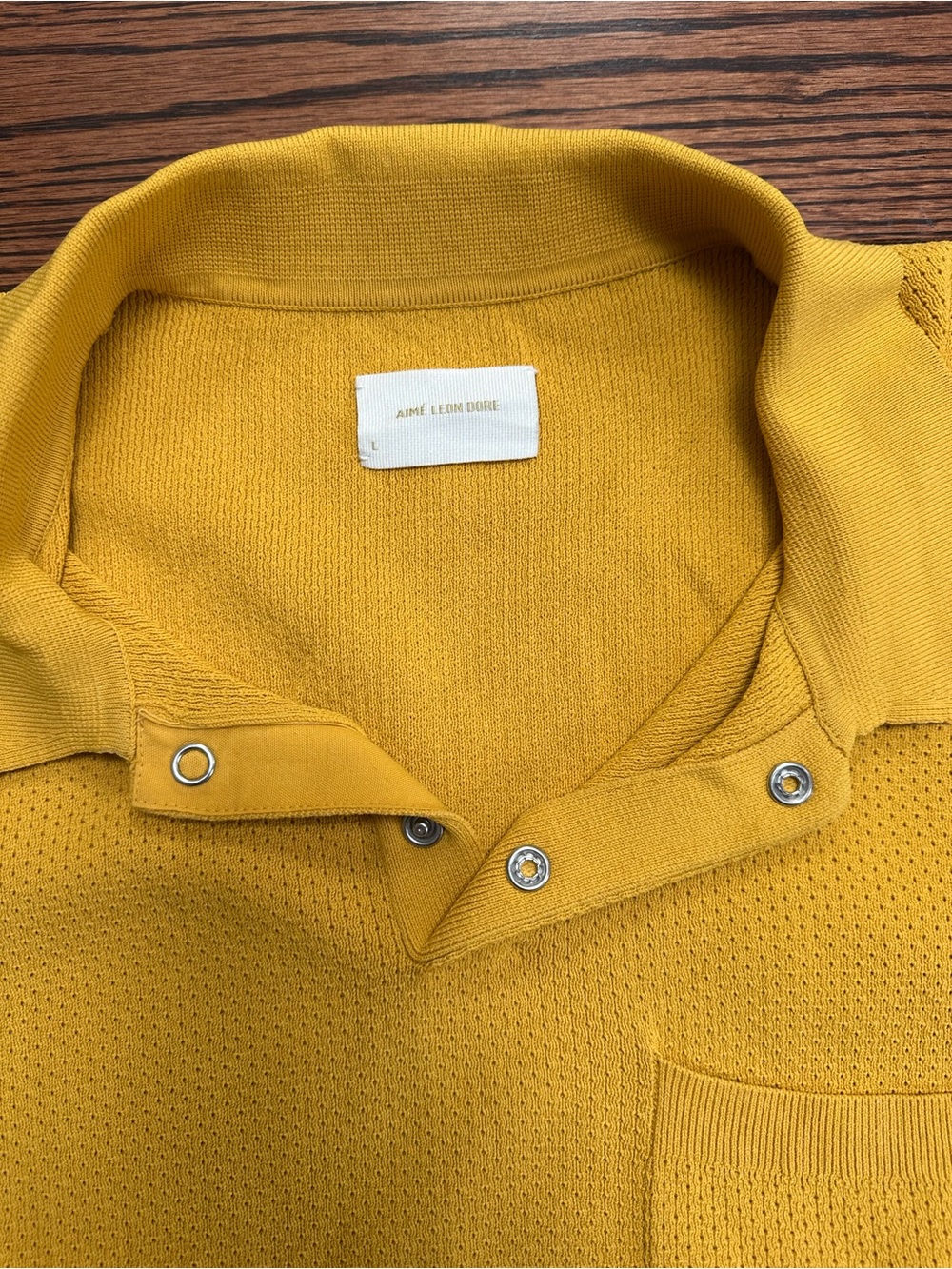 Aimé Leon Dore Knitted Polo Shirt